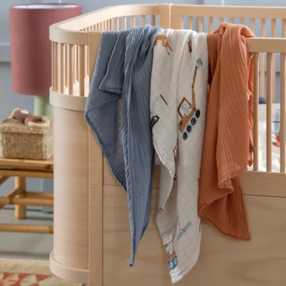 Sebra Busy Builders Hydrofiel Doek - 3 Stuks