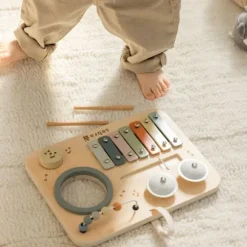 Sebra Houten Activiteitenpaneel - Muziek