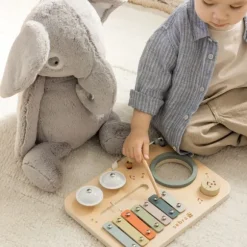 Sebra Houten Activiteitenpaneel - Muziek