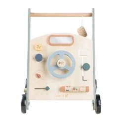 Sebra Houten Loopwagen - Blauw