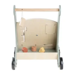 Sebra Houten Loopwagen - Blauw