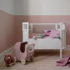 Sebra Houten Poppenwagen Blossom Pink