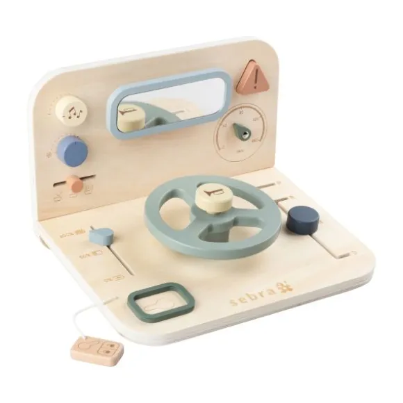 Sebra Houten Speelpaneel - Auto