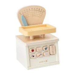 Sebra Houten Winkelweegschaal - Naturel