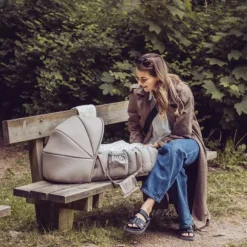 Sebra Kap Voor 3-in-1 Babynest - Dark Olive