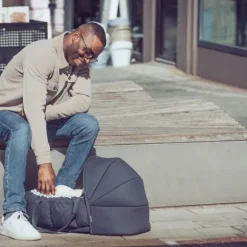 Sebra Kap Voor 3-in-1 Babynest - Blue Olive