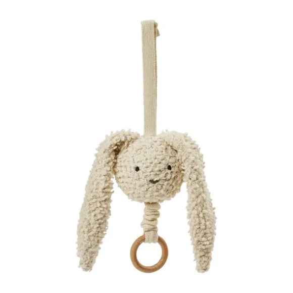 Smallstuff Rabbit Muziekmobiel Off White Bouclé