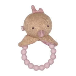 Smallstuff Rammelaar Bird Met Bijtring Rose Curry