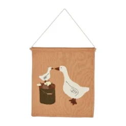 Smallstuff Wanddecoratie - Farmliving Geese - 37x33 cm