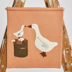 Smallstuff Wanddecoratie - Farmliving Geese - 37x33 cm