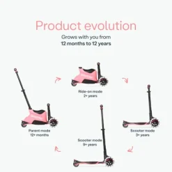 SmarTrike Xtend Scooter Ride-On - Petrol Green