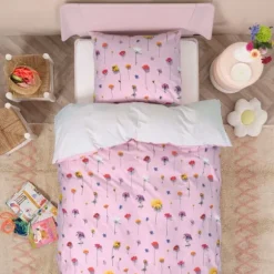 Snurk Bloom Dekbedovertrek – 140 x 200/220 cm – Pink