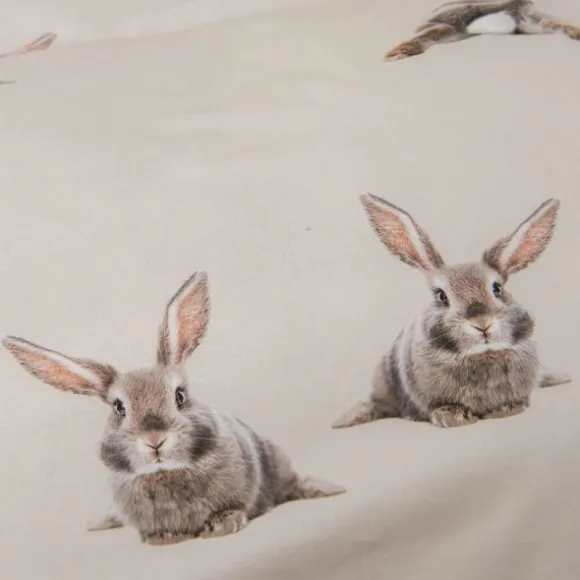 Snurk Bunny Dekbedovertrek – 200 x 200/220 cm – Beige
