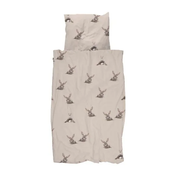 Snurk Bunny Dekbedovertrek – 140 x 200/220 cm – Beige