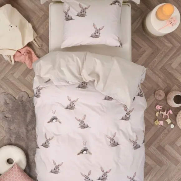 Snurk Bunny Dekbedovertrek – 140 x 200/220 cm – Beige