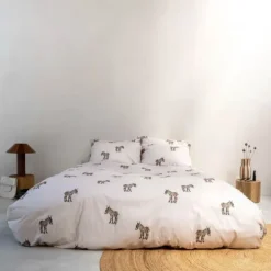 Snurk Dekbedovertrek - Donkeys - 200x200/220 cm - Inclusief 2 Kussenslopen