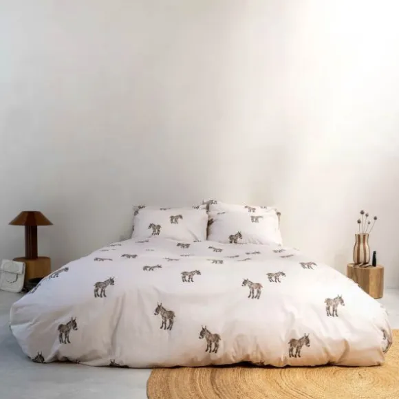 Snurk Dekbedovertrek - Donkeys - 200x200/220 cm - Inclusief 2 Kussenslopen