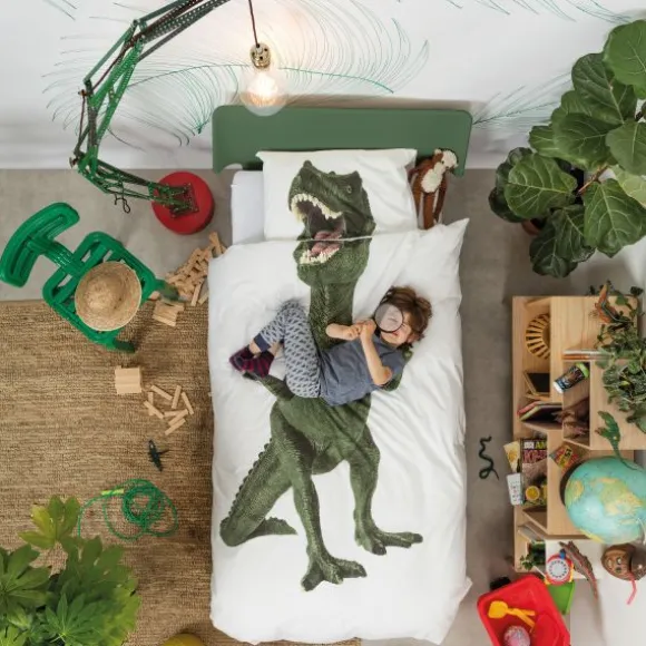 Snurk Dino Dekbedovertrek 140 x 200/220 cm