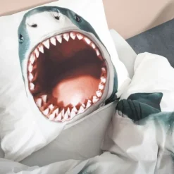 Snurk Shark Dekbedovertrek 140 x 200/220 cm