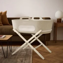 Snuz SnüzBaskit Moses Basket + Stand Set - Dove/Light Grey/Grey