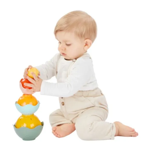 Sophie de Giraf Stapelset - 6 Kommen