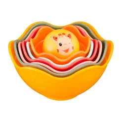 Sophie de Giraf Stapelset - 6 Kommen