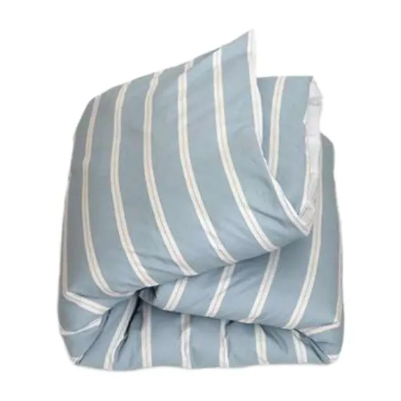 Studio Ditte Dekbedovertrek Lintjes - 140 x 220 cm - Steenblauw