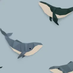 Studio Ditte Dekbedovertrek - Walvis - Junior 120 x 150 Cm