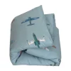 Studio Ditte Vliegtuigjes Dekbedovertrek - 140 x 220 cm - Lichtblauw