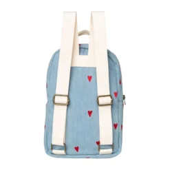 Studio Noos Mini Rugzak - Denim Hearts