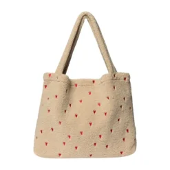 Studio Noos Teddy Hearts Mom Bag - Ecru