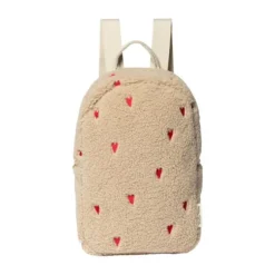 Studio Noos Teddy Hearts Mini Backpack - Brown