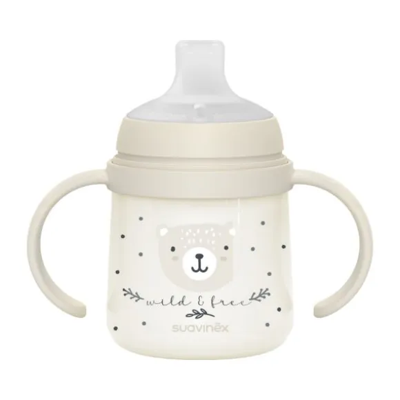 Suavinex Wild & Free Beker Met Handvaten - 150ml - 6Mnd+ - Blauw