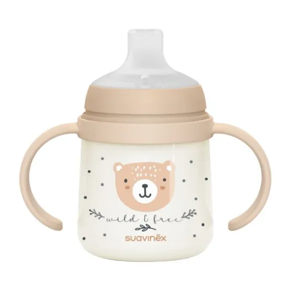 Suavinex Wild & Free Beker Met Handvaten - 150ml - 6Mnd+ - Blauw