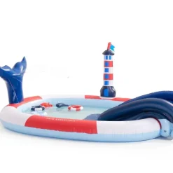 Swim Essentials Whale Adventure Zwembad Red / White