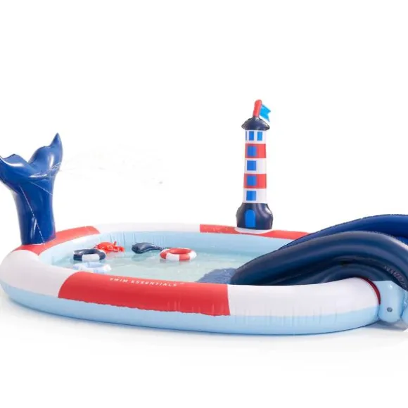 Swim Essentials Whale Adventure Zwembad Red / White