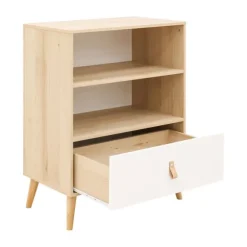 ToiToiKids Jort Ladekast – Wit/Naturel