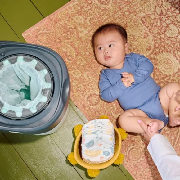 Tommee Tippee Sangenic Twist & Click Luieremmer - ECO - Groen