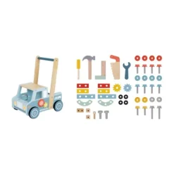 Tooky Toy Klus Loopwagen - Hout
