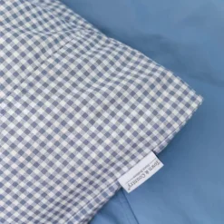 Town & Country Gingham Dekbedovertrek - 140 x 220 cm - Old Blue