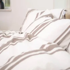 Town & Country Kinsley Dekbedovertrek - 140 x 220 cm - Taupe