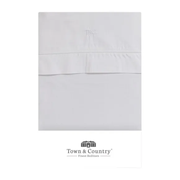 Town & Country Laken Cordon - 160 x 270 cm - Wit