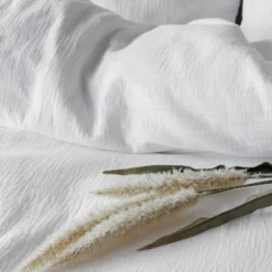 Town & Country Mousseline Dekbedovertrek - 140 x 220 cm - Zand