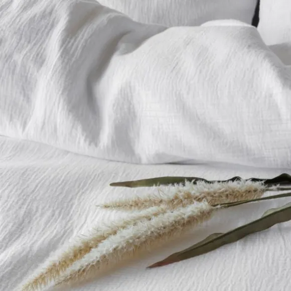 Town & Country Mousseline Dekbedovertrek - 140 x 220 cm - Zand