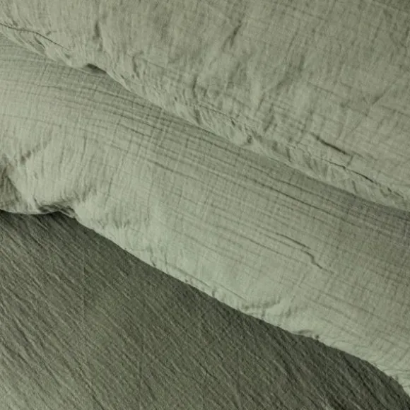 Town & Country Mousseline Dekbedovertrek - 140 x 220 cm - Zand