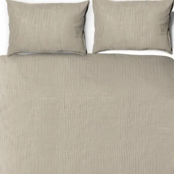Town & Country Mousseline Dekbedovertrek - 200 x 220 cm - Zand