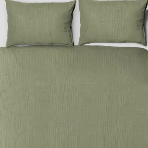 Town & Country Mousseline Dekbedovertrek - 200 x 220 cm - Zand