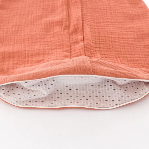 Träumeland Liebmich Zomerslaapzak - 60 cm - Mousseline - Apricot