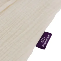 Träumeland Liebmich Zomerslaapzak - 60 cm - Mousseline - Beige