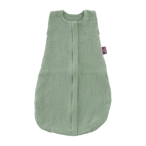 Träumeland Zomerslaapzak Liebmich - Cotton Muslin - Sage Green - 60 cm
